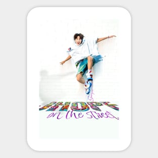 Jhope on the street Sticker